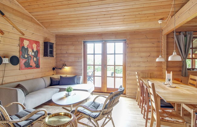 Casa de 4 quartos em Rønde com terraço e sauna - Foto 12