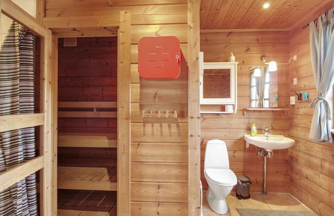 Casa de 4 quartos em Rønde com terraço e sauna - Foto 20