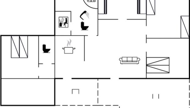 Casa de 4 quartos em Rønde com terraço e sauna - Foto 2