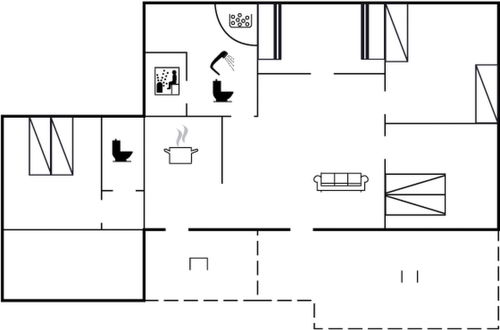 Foto 2 - Casa con 4 camere da letto a Rønde con terrazza e sauna