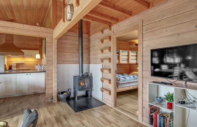 Casa de 4 quartos em Rønde com terraço e sauna - Foto 13