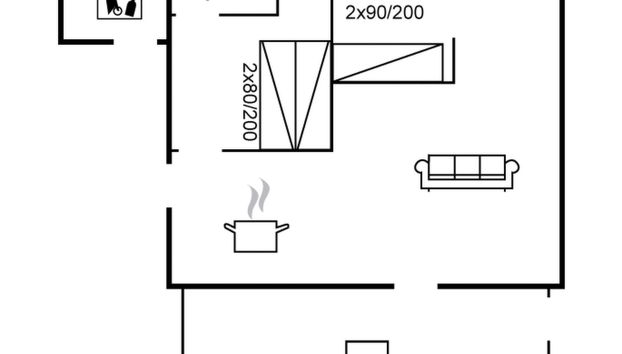 Haus mit 2 Schlafzimmern in Rødekro mit terrasse - Foto 2