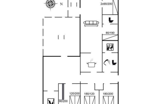 Casa de 5 quartos em Fjerritslev com terraço - Foto 20