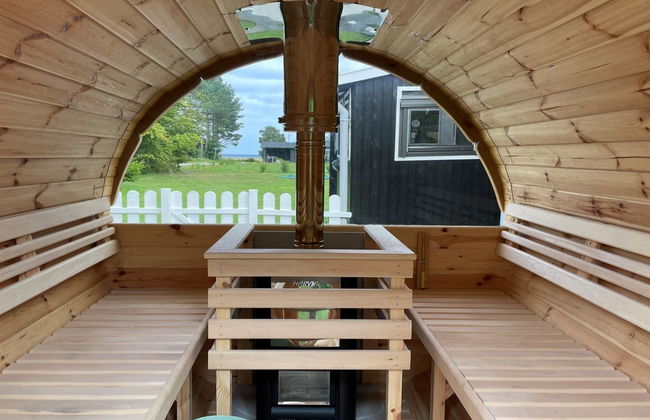 Casa de 2 quartos em Ørsted com terraço e sauna - Foto 14