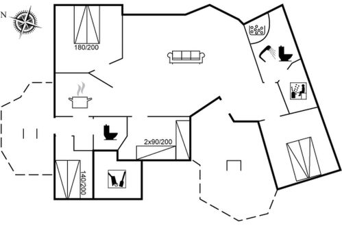 Photo 22 - Maison de 4 chambres à Hals avec terrasse et sauna