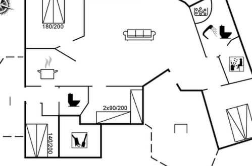 Foto 22 - Casa con 4 camere da letto a Hals con terrazza e sauna