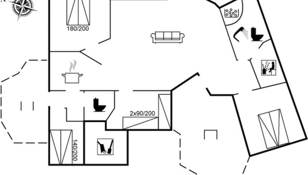 Haus mit 4 Schlafzimmern in Hals mit terrasse und sauna - Foto 2