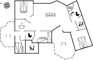 Photo 2 - Maison de 4 chambres à Hals avec terrasse et sauna