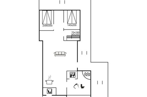 Foto 2 - Casa de 3 quartos em Sønder Vorupør com terraço e sauna