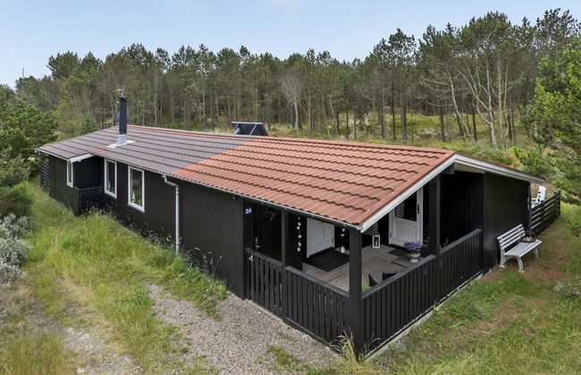 Casa de 3 quartos em Sønder Vorupør com terraço e sauna - Foto 15