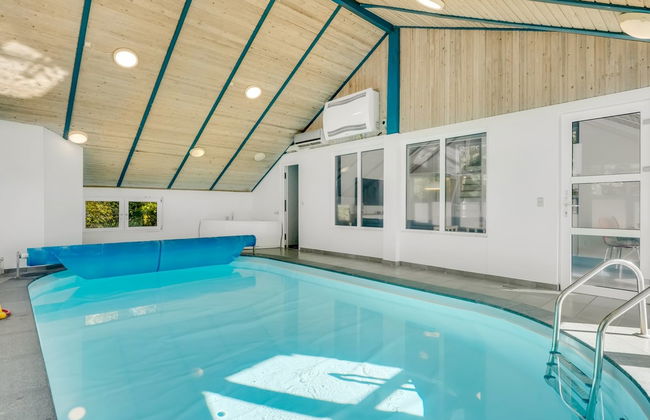 Casa de 4 quartos em Vesløs com piscina privada e terraço - Foto 35