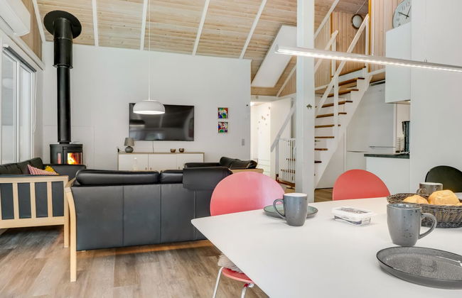 Casa de 4 quartos em Vesløs com piscina privada e terraço - Foto 15
