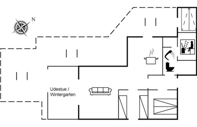 Casa de 2 quartos em Fårvang com piscina e sauna - Foto 2