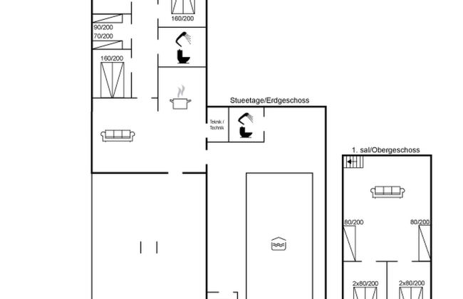 Casa de 5 quartos em Rømø com piscina privada e terraço - Foto 2