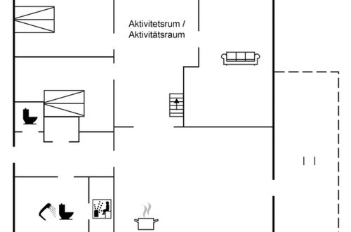 Foto 2 - Casa de 2 quartos em Rømø com terraço e sauna