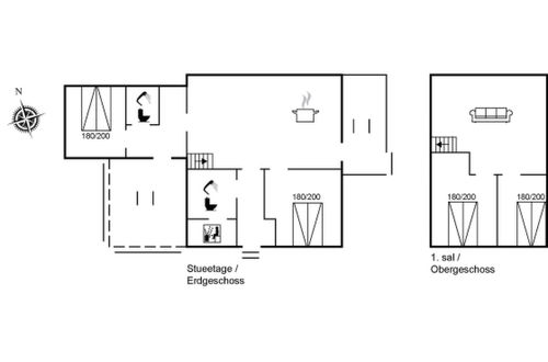 Foto 2 - Casa de 4 quartos em Klitmøller com terraço e sauna