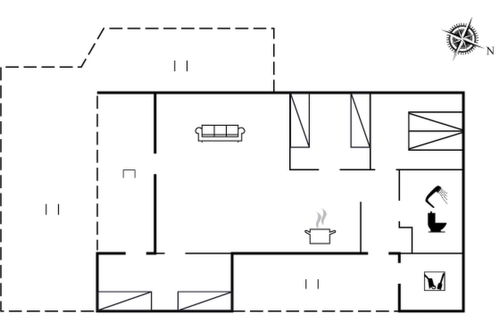 Foto 19 - Haus mit 3 Schlafzimmern in Harrerenden mit terrasse