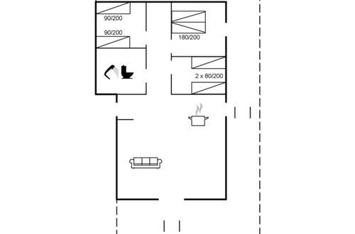 Foto 2 - Casa de 3 quartos em Sydals com terraço
