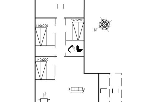 Foto 2 - Casa de 3 quartos em Rømø com terraço