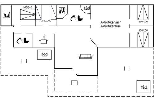 Foto 2 - Casa de 4 quartos em Rømø com terraço e sauna