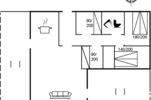 Foto 25 - Casa con 4 camere da letto a Rømø con terrazza