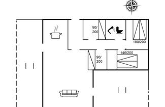 Foto 2 - Casa de 4 quartos em Rømø com terraço