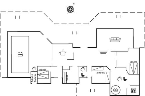 Foto 29 - Casa con 4 camere da letto a Saltum con piscina privata e terrazza