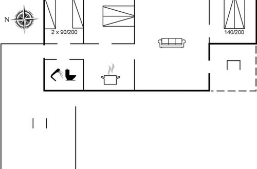 Foto 2 - Casa de 3 quartos em Sønderho com terraço
