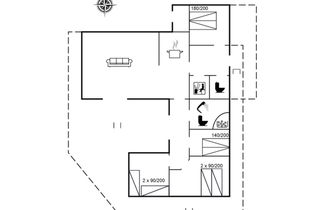 Foto 2 - Casa de 4 quartos em Blokhus com terraço e sauna