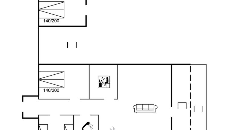 Foto 1 - Casa con 2 camere da letto a Klitmøller con terrazza e sauna