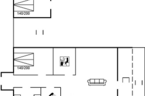 Foto 22 - Haus mit 2 Schlafzimmern in Klitmøller mit terrasse und sauna