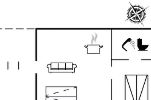 Foto 10 - Appartamento con 1 camera da letto a Væggerløse con terrazza