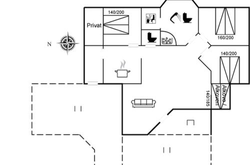 Foto 24 - Casa con 3 camere da letto a Væggerløse con terrazza e sauna