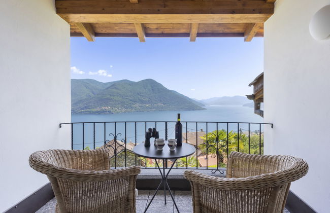 Casa de 3 quartos em Brissago com jardim e terraço - Foto 14