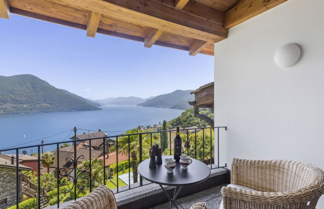 Casa de 3 quartos em Brissago com jardim e terraço - Foto 1