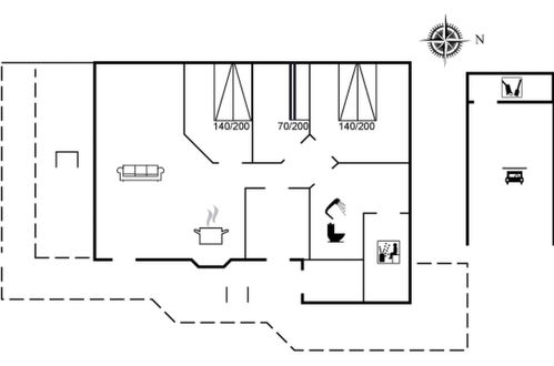 Foto 45 - Casa con 3 camere da letto a Hemmet con terrazza e sauna