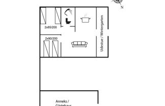 Foto 2 - Casa de 2 quartos em Tarm com terraço