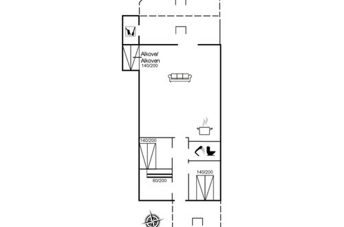 Foto 2 - Casa de 3 quartos em Hemmet com terraço