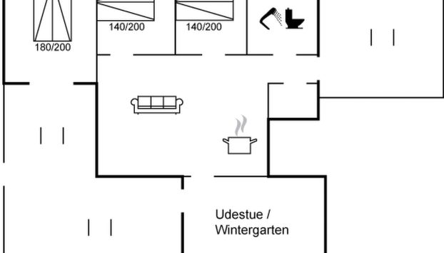 Haus mit 3 Schlafzimmern in Skarrev mit terrasse - Foto 2