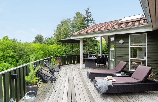 Casa de 3 quartos em Hals com terraço e sauna - Foto 19