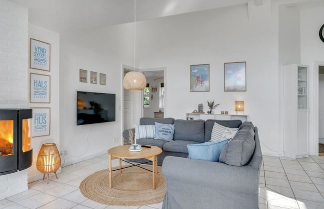 Casa de 3 quartos em Hals com terraço e sauna - Foto 22