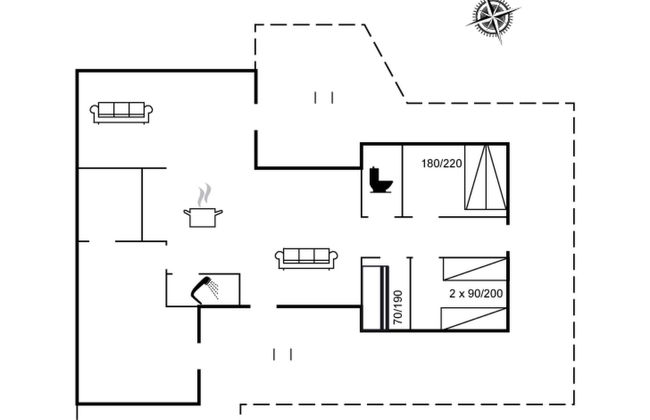 Casa de 3 quartos em Sønder Vorupør com terraço - Foto 2