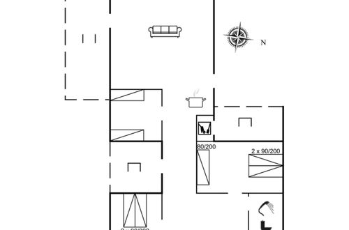 Foto 2 - Casa de 3 quartos em Løkken com terraço
