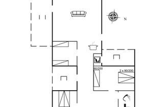 Foto 2 - Casa de 3 quartos em Løkken com terraço