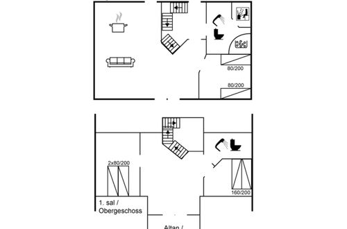 Foto 4 - Casa de 3 quartos em Løkken com terraço e sauna