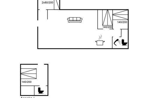 Foto 33 - Casa de 3 quartos em Løkken com terraço