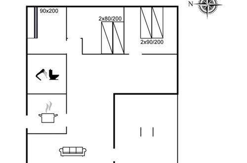 Foto 13 - Casa de 3 quartos em Løkken com terraço