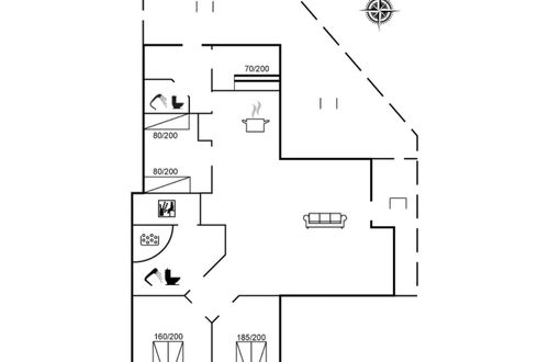 Foto 2 - Casa de 4 quartos em Løkken com terraço e sauna