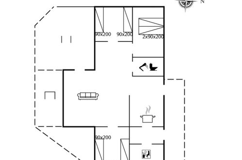 Foto 18 - Casa con 3 camere da letto a Nexø con terrazza e sauna