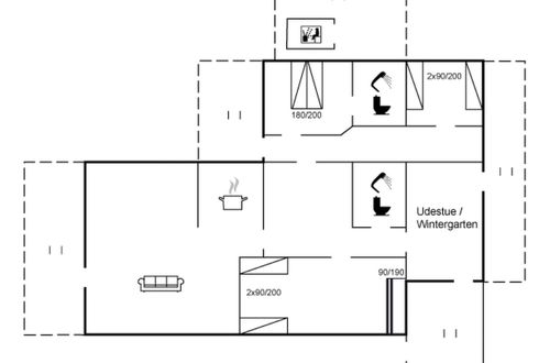 Foto 2 - Casa con 3 camere da letto a Klitmøller con terrazza e sauna
